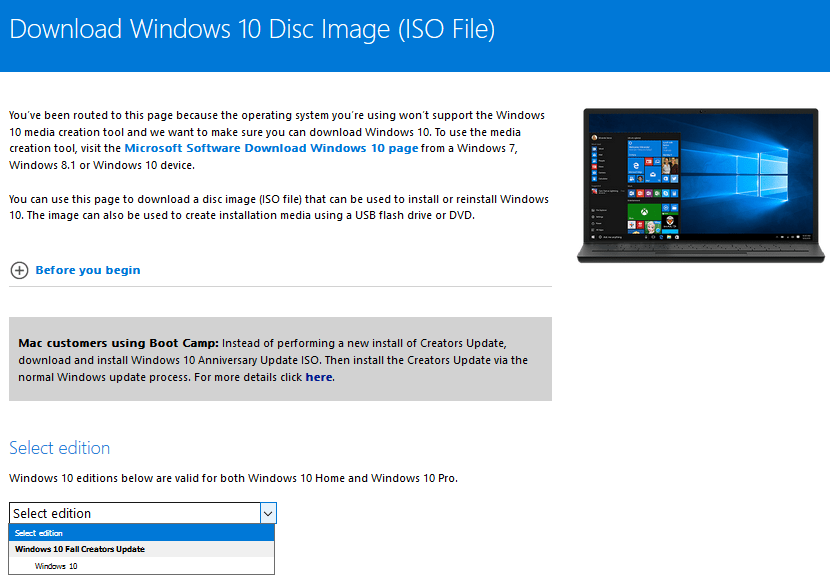 microsoft windows 10 pro build 1703 iso download